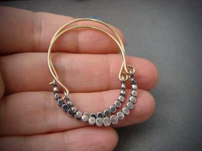 Boho Earrings Made of Cubic Silver