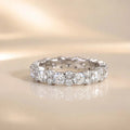 Moissanite Round Cut Wedding Band Ring for Women