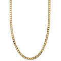 Flat Link Curb Chain Necklace
