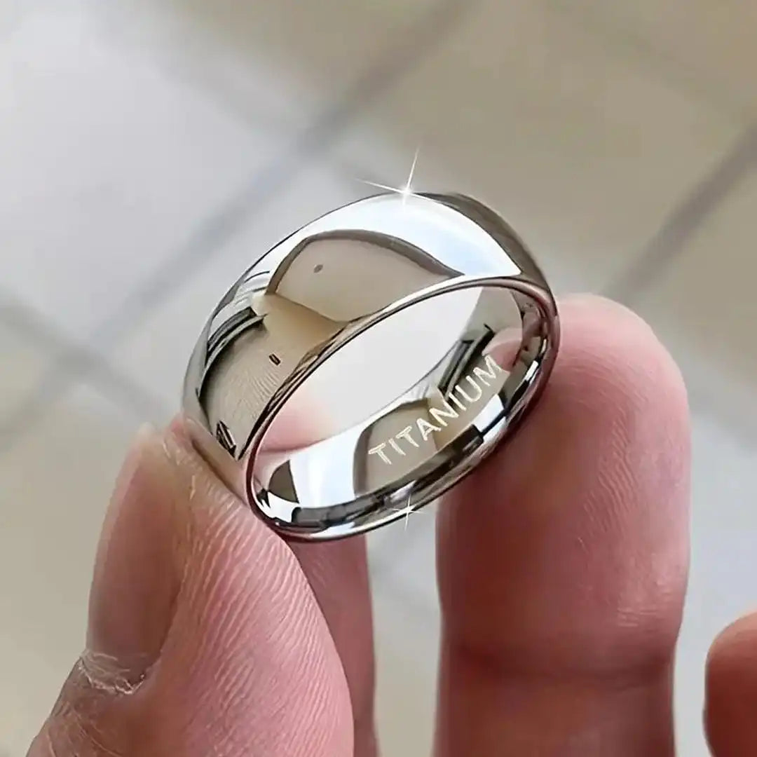 Titanium Steel 6Mm Ring