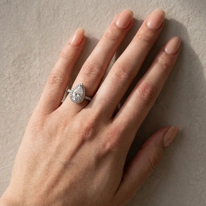Pear Cut Engagement Ring
