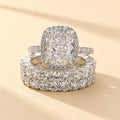 Cushion Cut Gorgeous Wedding Ring Set