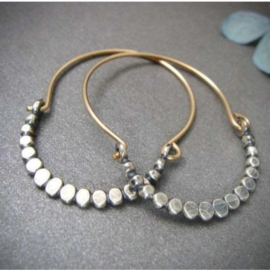 Boho Earrings Made of Cubic Silver