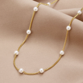 Freshwater Pearl Gold Necklace
