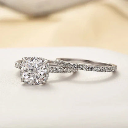 Bridal Cushion 2PC Ring Set