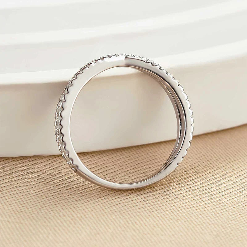 Criss Cross Wedding Ring for Women