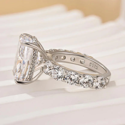 Gorgeous Elongated Cushion Cut Engagement Ring