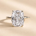 Sparkle Cushion Cut Engagement Ring for Women