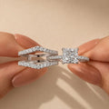 Princess Cut 2PC Wedding Ring Set for Women