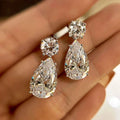 Sparkle Pear Cut Women's Earrings