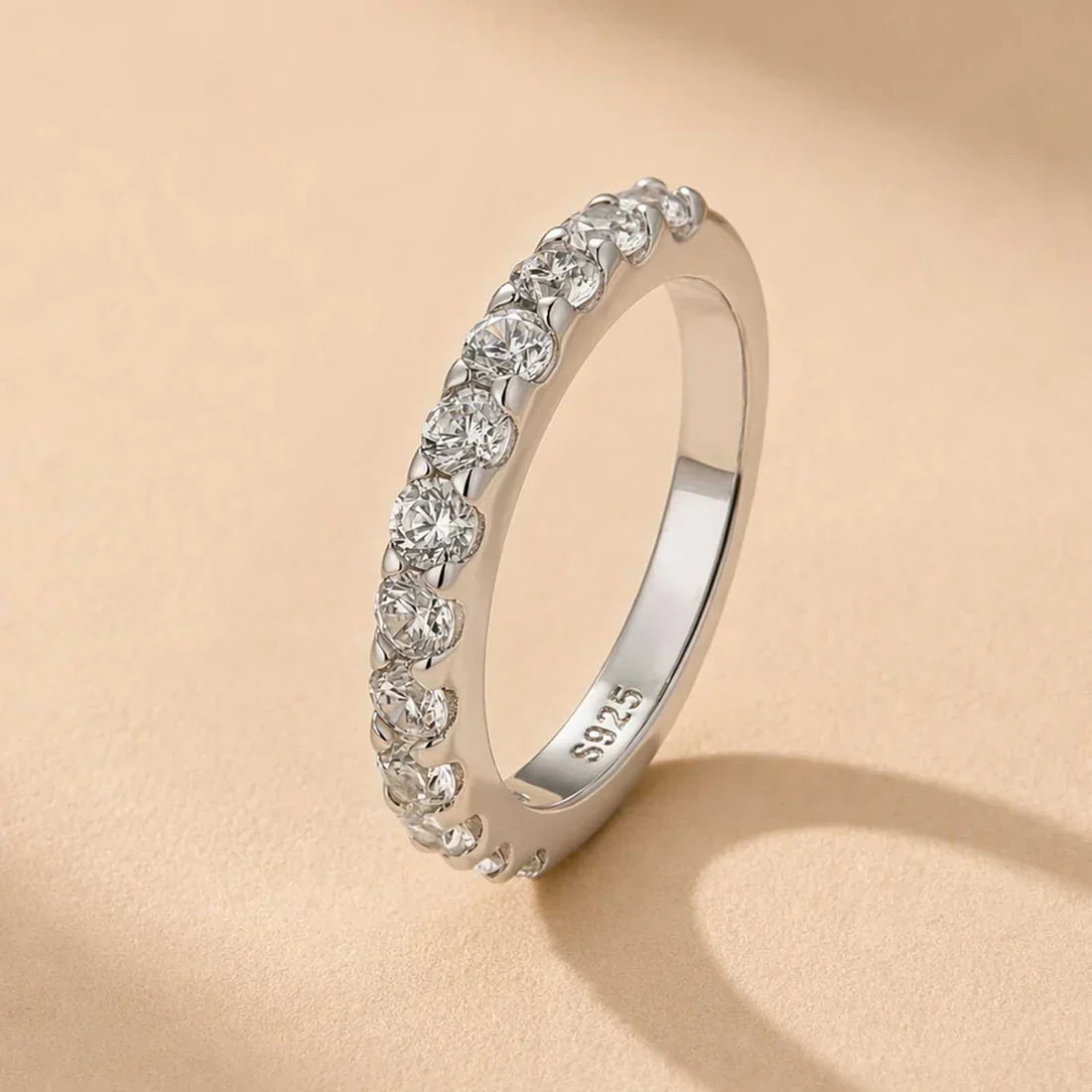 Radiant Cut Elegant Wedding Ring