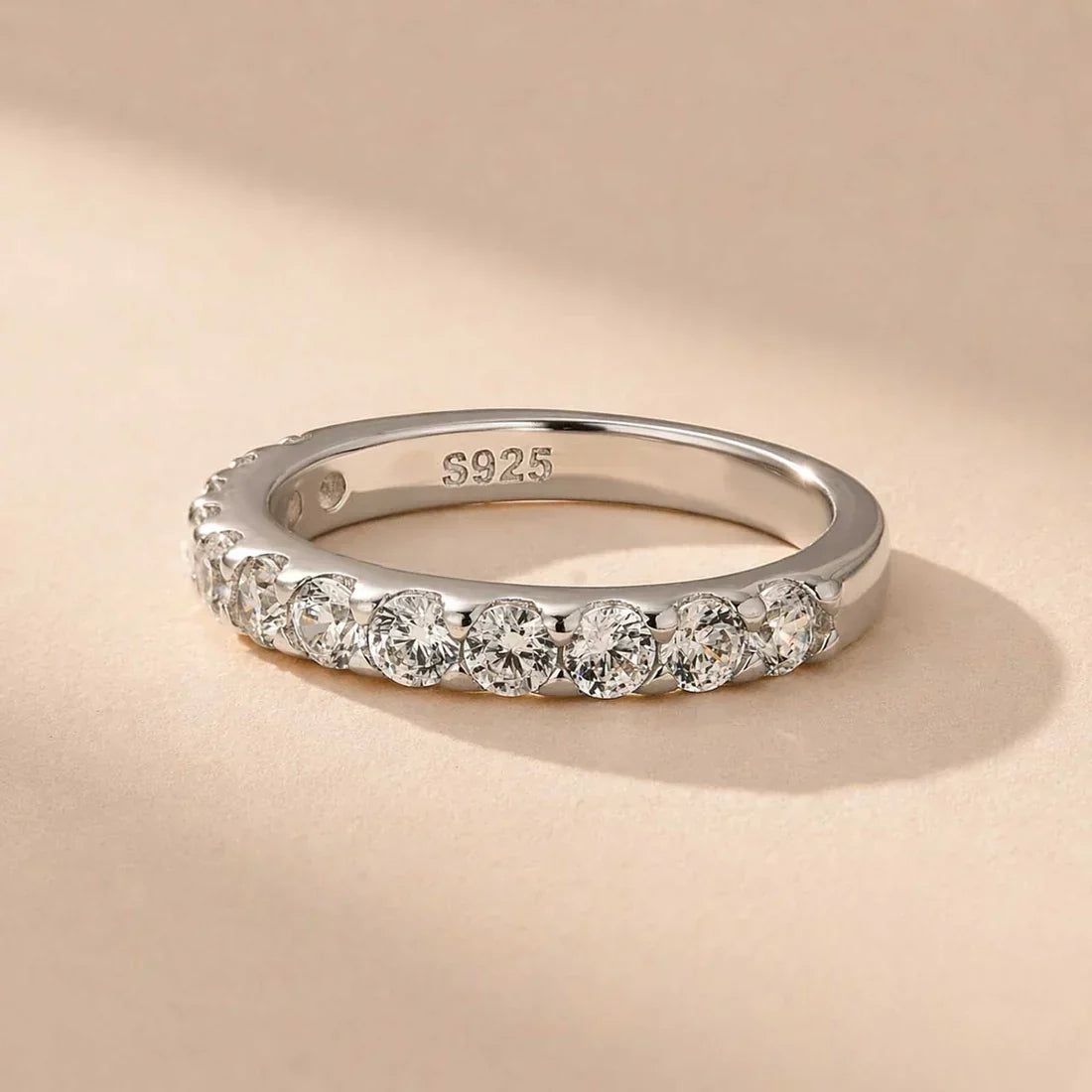 Radiant Cut Elegant Wedding Ring