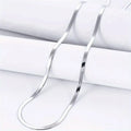 Stainless Steel 5Mm Blade Cuban Chain Necklace