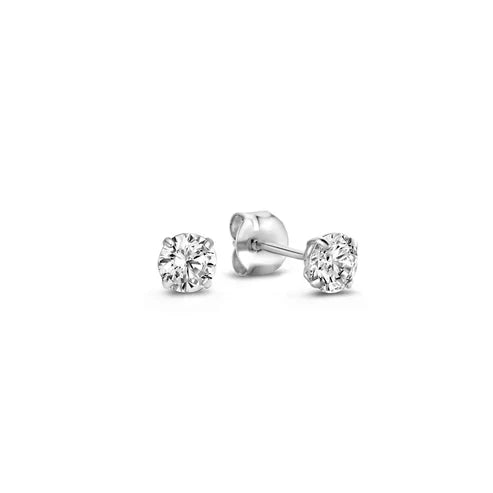 Larmes De Lune Stone Stud Earrings