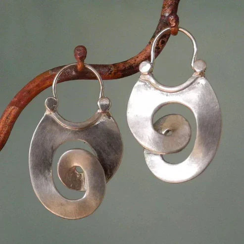 Antique Irregular Form Earrings