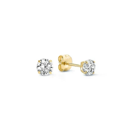 Larmes De Lune Stone Stud Earrings
