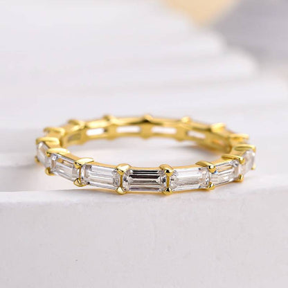 Emerald Cut Stackable Ring for Women