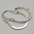 Minimal Silver Hoop Earrings